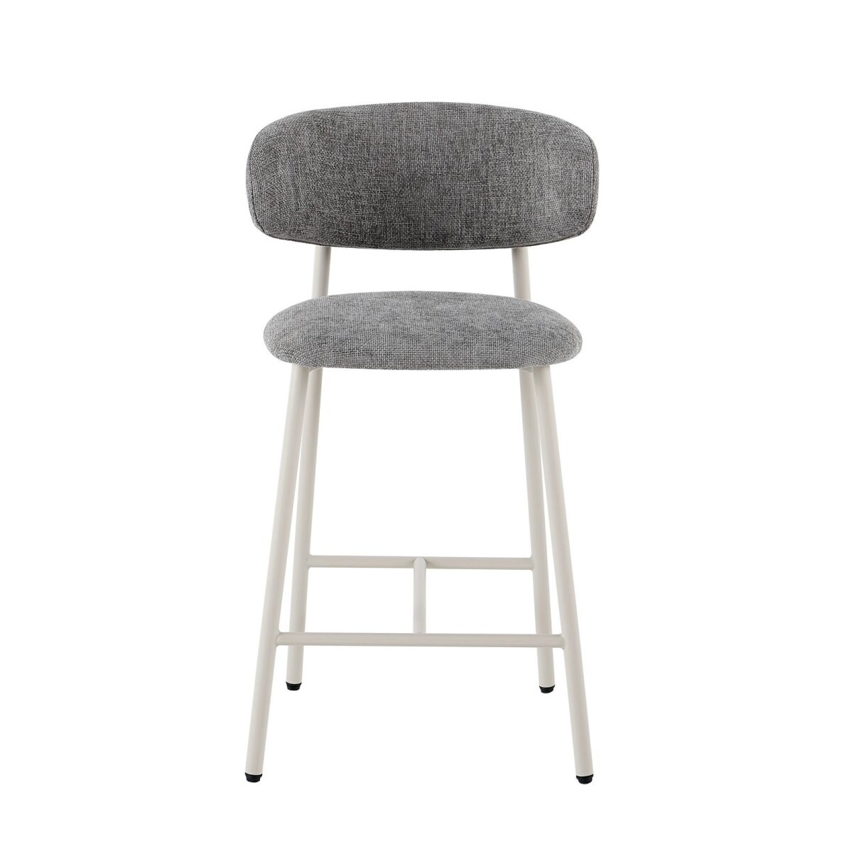 Baro kėdė PRIMO BAR GREY, pilka, lininė, pilkos kojos Baro kėdė PRIMO BAR GREY, pilka, lininė, pilkos kojos