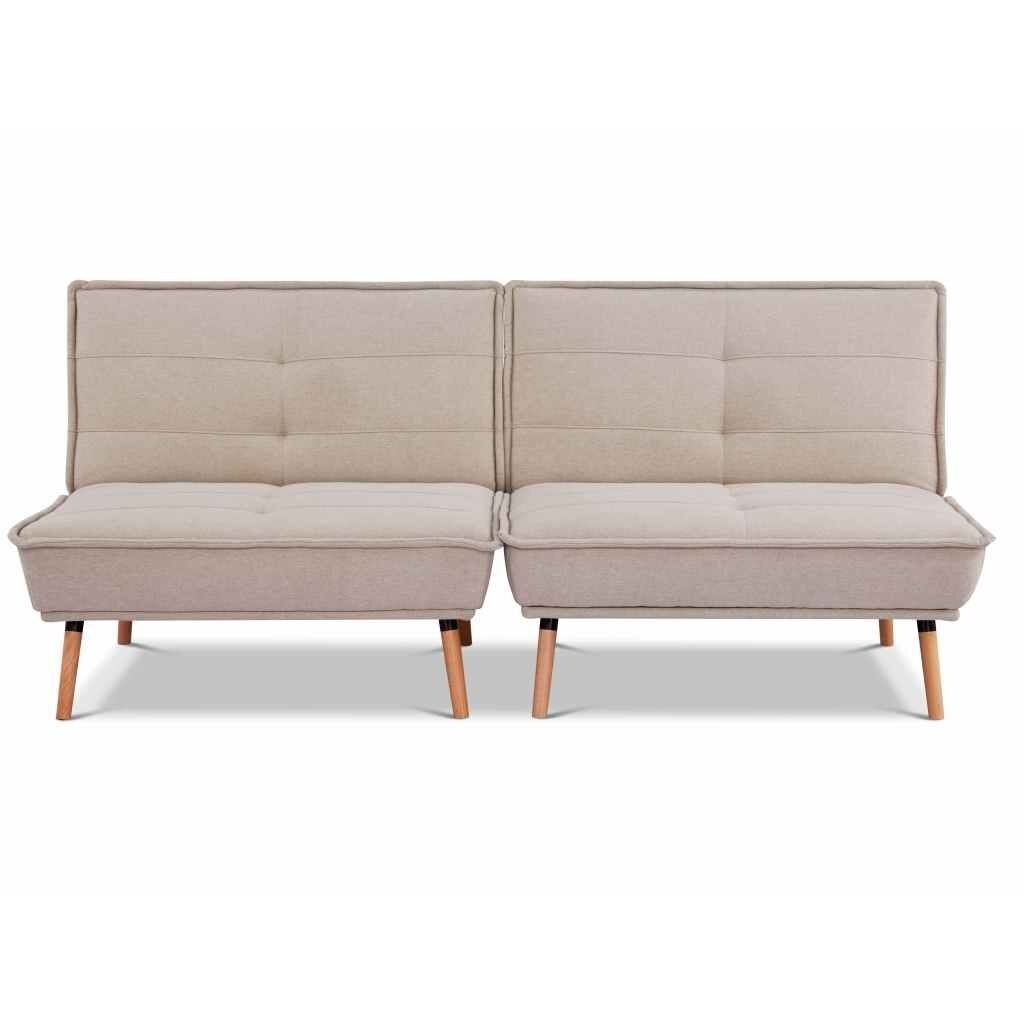 Dvivietė sofa-lova AMBER, smėlio 1