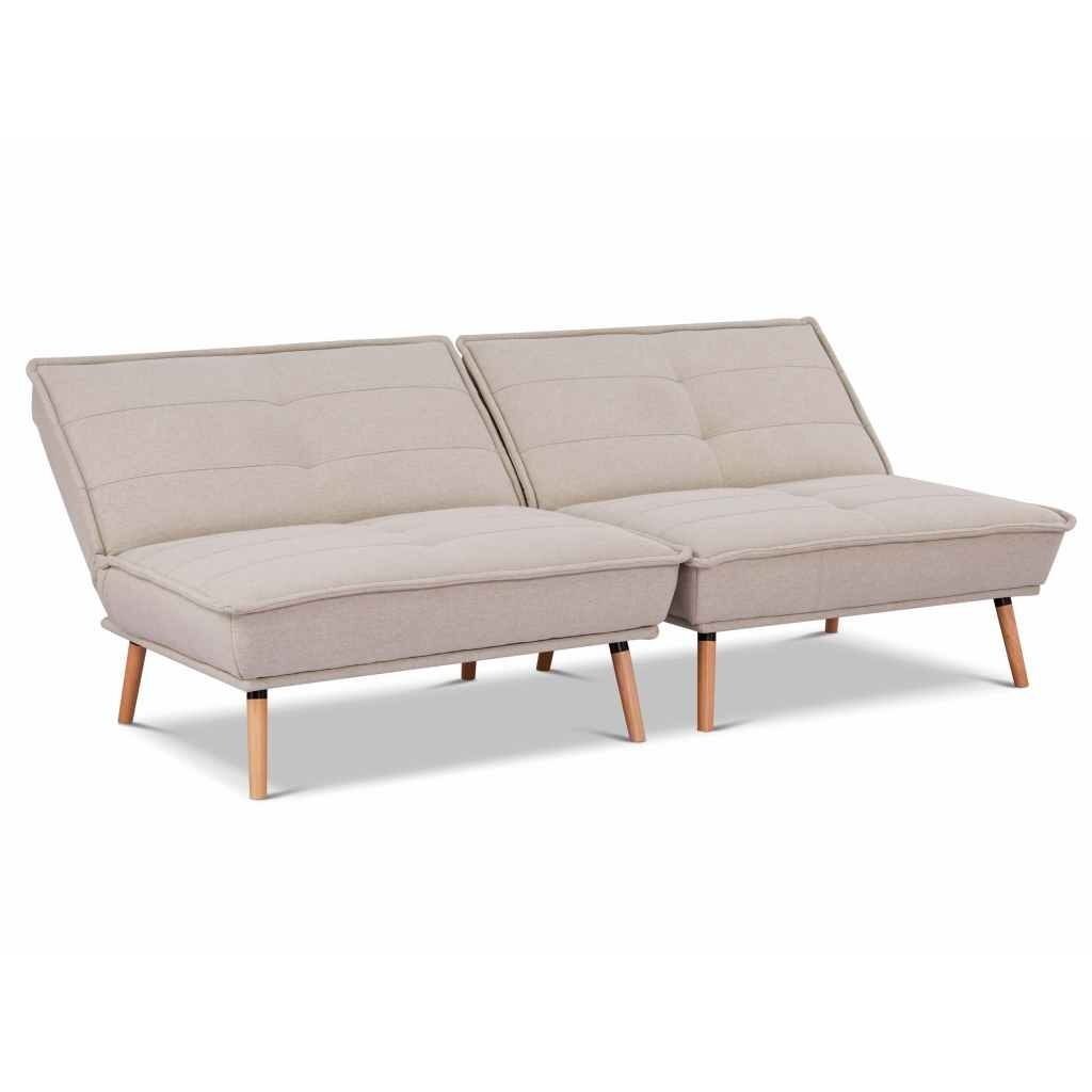 Dvivietė sofa-lova AMBER, smėlio 4
