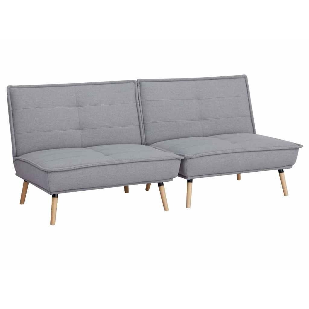 Dvivietė sofa-lova AMBER, šviesiai pilka