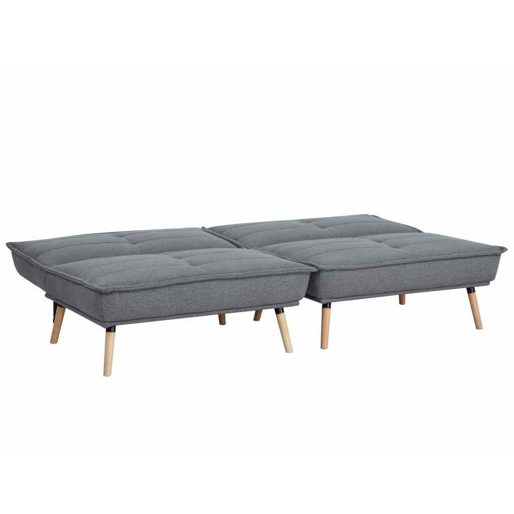 Dvivietė sofa-lova AMBER, tamsiai pilka 4