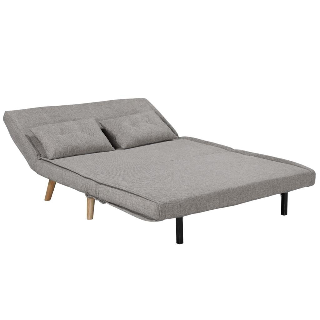 Dvivietė sofa-lova TEMPO, pilka 2