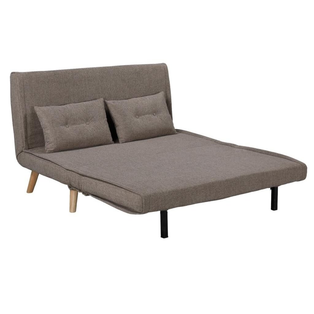 Dvivietė sofa-lova TEMPO, pilkai ruda (taupe) 1 Dvivietė sofa-lova TEMPO, pilkai ruda (taupe) 1