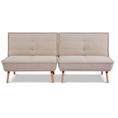 Dvivietė sofa-lova AMBER, smėlio Dvivietė sofa-lova AMBER, smėlio