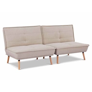 Dvivietė sofa-lova AMBER, smėlio Dvivietė sofa-lova AMBER, smėlio