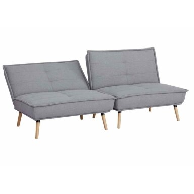 Dvivietė sofa-lova AMBER, šviesiai pilka Dvivietė sofa-lova AMBER, šviesiai pilka