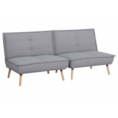 Dvivietė sofa-lova AMBER, šviesiai pilka Dvivietė sofa-lova AMBER, šviesiai pilka