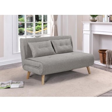 Dvivietė sofa-lova TEMPO, pilka Dvivietė sofa-lova TEMPO, pilka