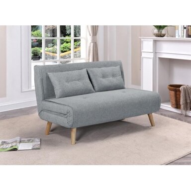 Dvivietė sofa-lova TEMPO, tamsiai pilka Dvivietė sofa-lova TEMPO, tamsiai pilka