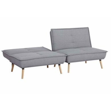 Dvivietė sofa-lova AMBER, šviesiai pilka 2 Dvivietė sofa-lova AMBER, šviesiai pilka 2