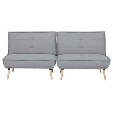 Dvivietė sofa-lova AMBER, šviesiai pilka 5