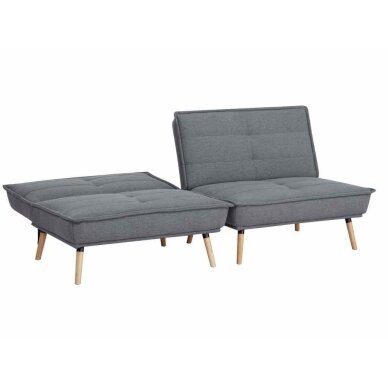 Dvivietė sofa-lova AMBER, tamsiai pilka 3 Dvivietė sofa-lova AMBER, tamsiai pilka 3