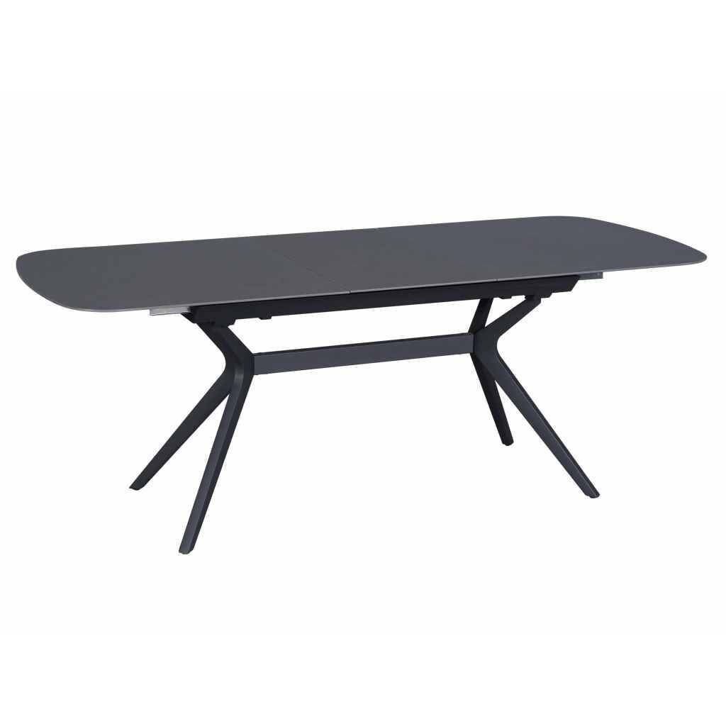 Išskleidžiamas valgomojo stalas DELF 160-204x90 cm, pilka 1