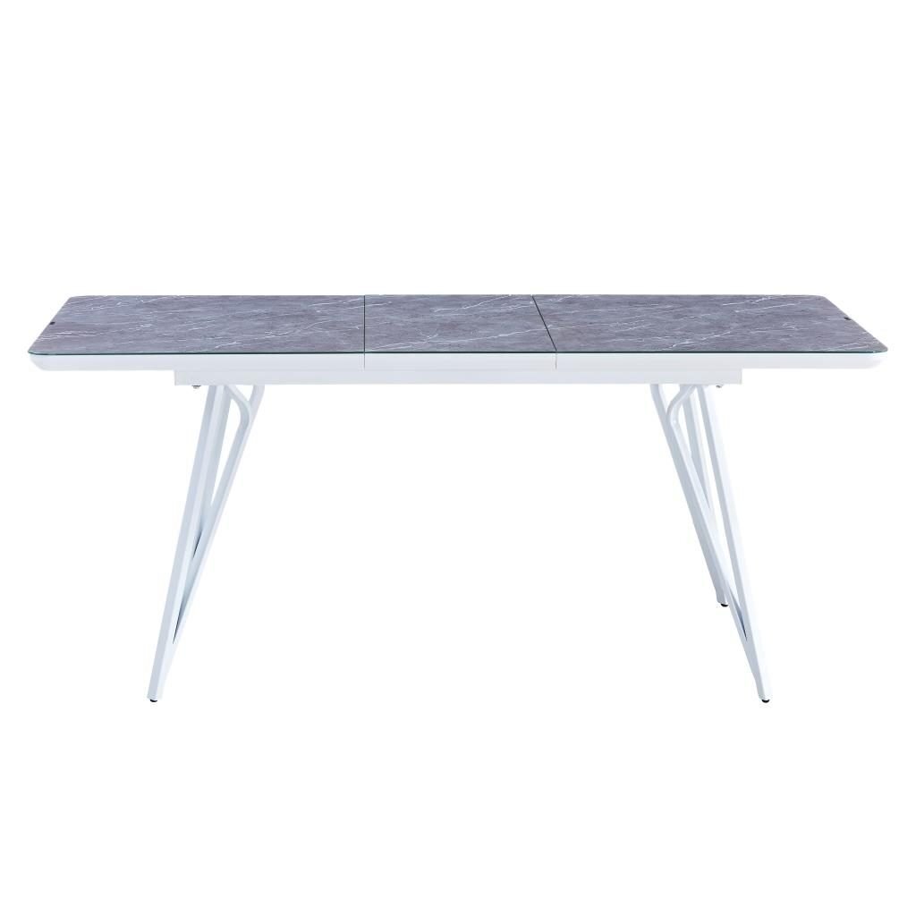 Išskleidžiamas valgomojo stalas TERRA 140-180x85 cm, pilka 3