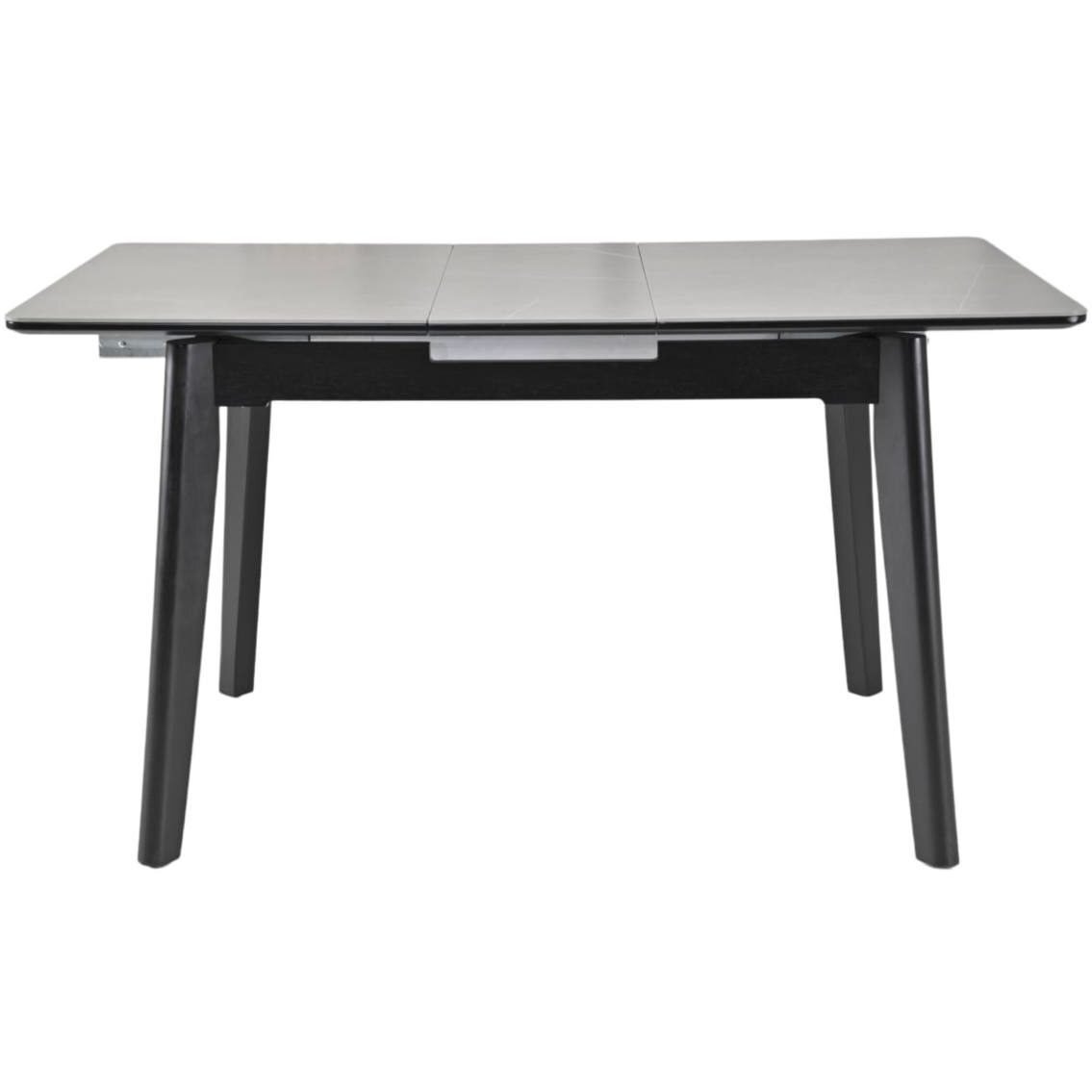 Išskleidžiamas valgomojo stalas OSTEN 110-140x80 cm, matinė pilka 3
