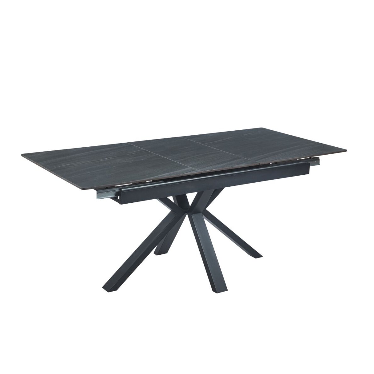Išskleidžiamas stalas (pilkas mat) 140(180)x85 3 Išskleidžiamas stalas (pilkas mat) 140(180)x85 3