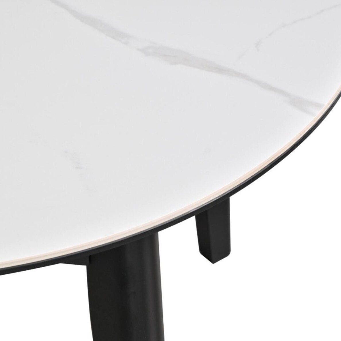 Išskleidžiamas valgomojo stalas ARES 120-150x85 cm, matinė balta 5 Išskleidžiamas valgomojo stalas ARES 120-150x85 cm, matinė balta 5