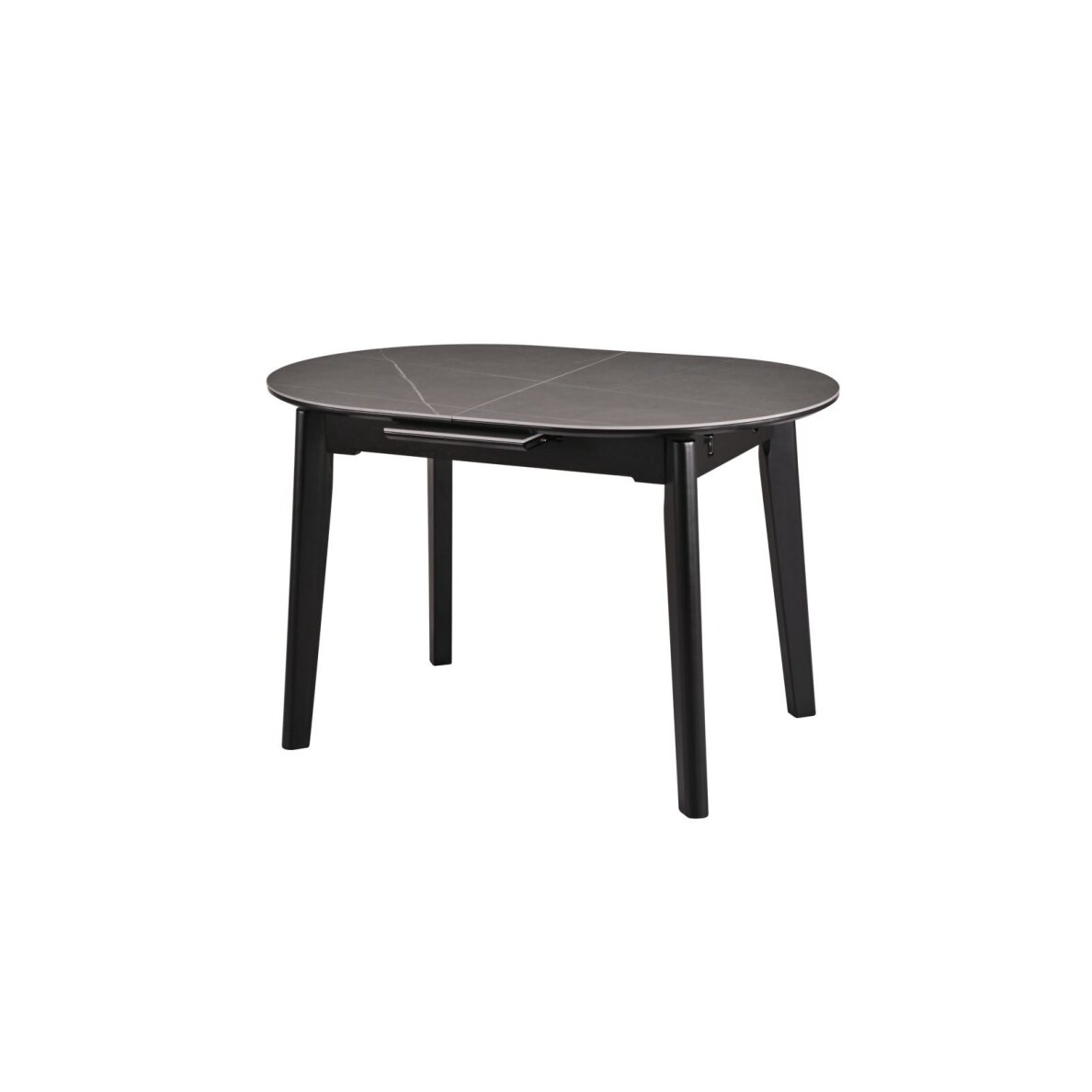 Išskleidžiamas valgomojo stalas ARES 120-150x85 cm, matinė pilka 1 Išskleidžiamas valgomojo stalas ARES 120-150x85 cm, matinė pilka 1