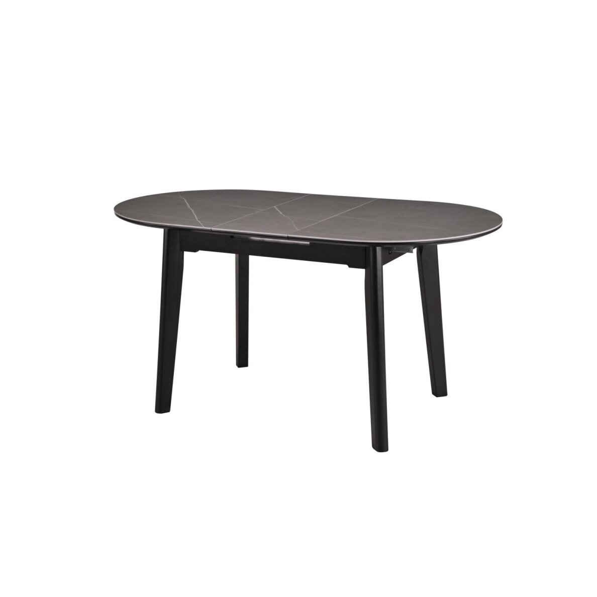 Išskleidžiamas valgomojo stalas ARES 120-150x85 cm, matinė pilka 2 Išskleidžiamas valgomojo stalas ARES 120-150x85 cm, matinė pilka 2