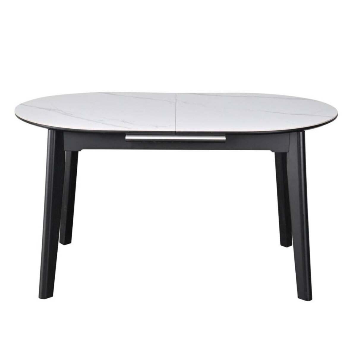 Išskleidžiamas valgomojo stalas ARES 140-180x85 cm, matinė balta 1 Išskleidžiamas valgomojo stalas ARES 140-180x85 cm, matinė balta 1