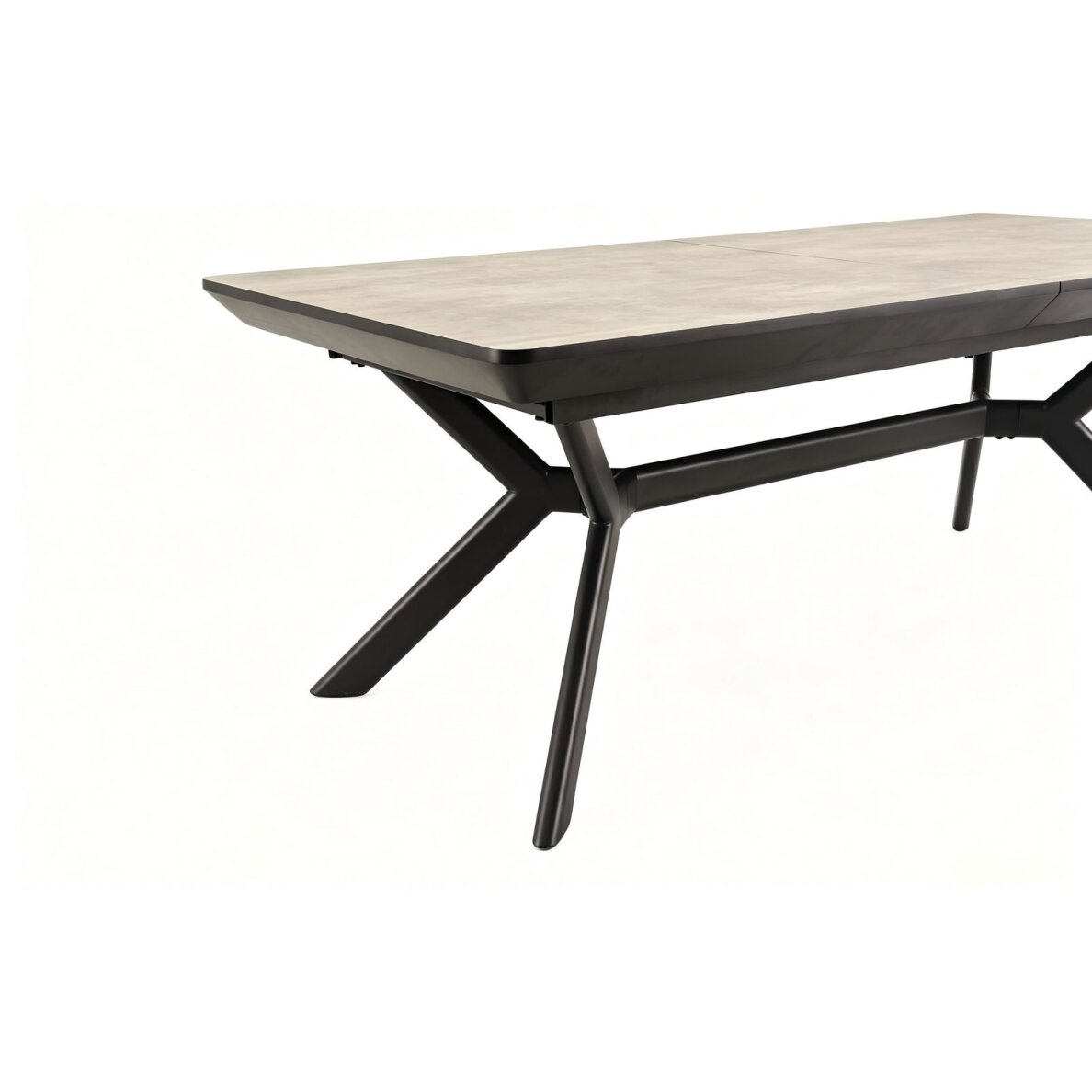Išskleidžiamas valgomojo stalas BRUTO 210-360x100 cm, tamsiai pilka 5 Išskleidžiamas valgomojo stalas BRUTO 210-360x100 cm, tamsiai pilka 5