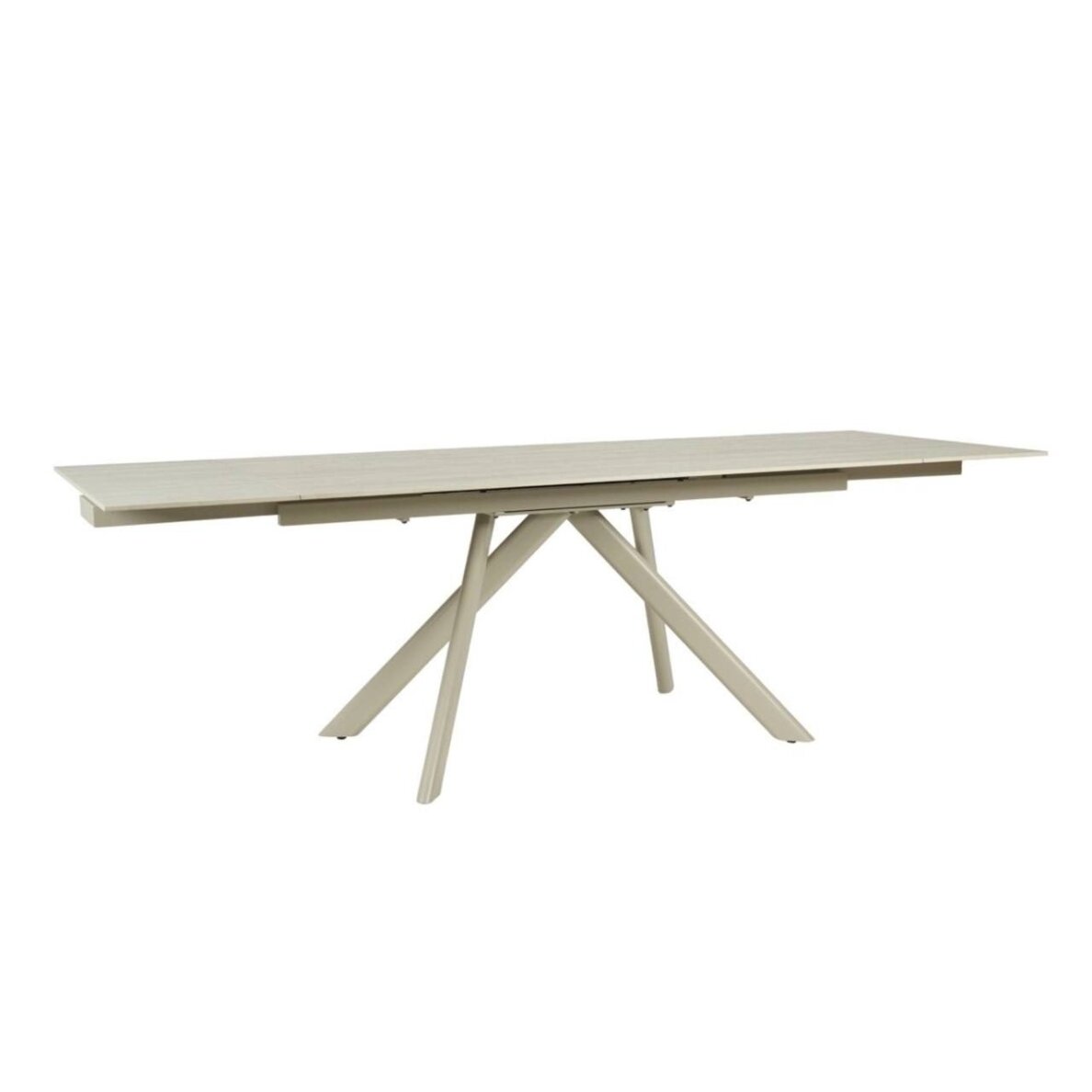 Išskleidžiamas valgomojo stalas CALISTO 160-240x90 cm, matinė smėlio (camel) 1 Išskleidžiamas valgomojo stalas CALISTO 160-240x90 cm, matinė smėlio (camel) 1