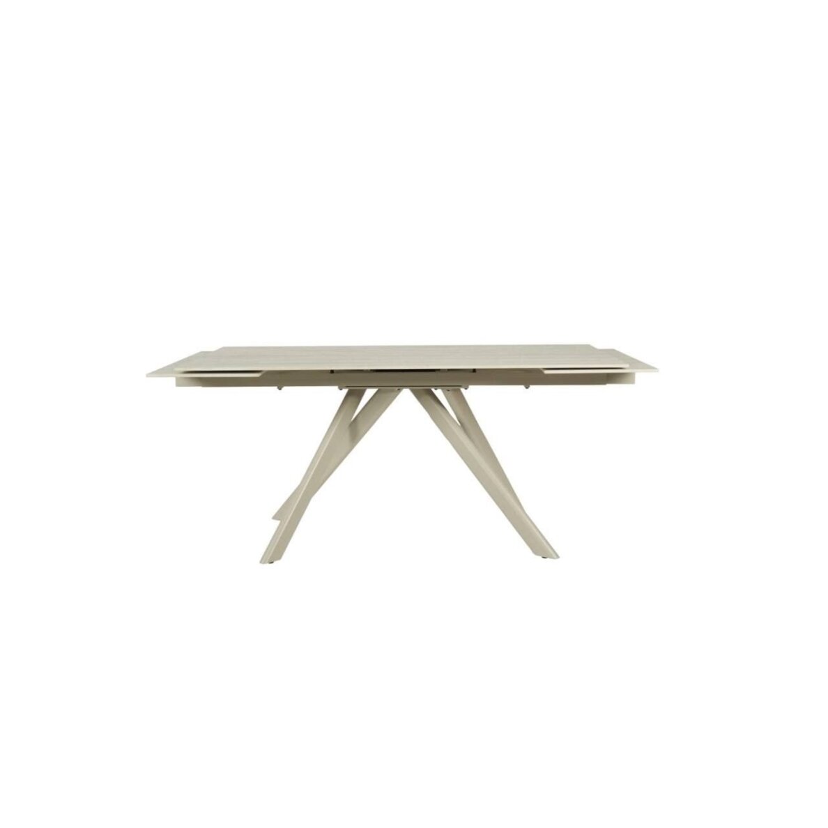 Išskleidžiamas valgomojo stalas CALISTO 160-240x90 cm, matinė smėlio (camel) 3