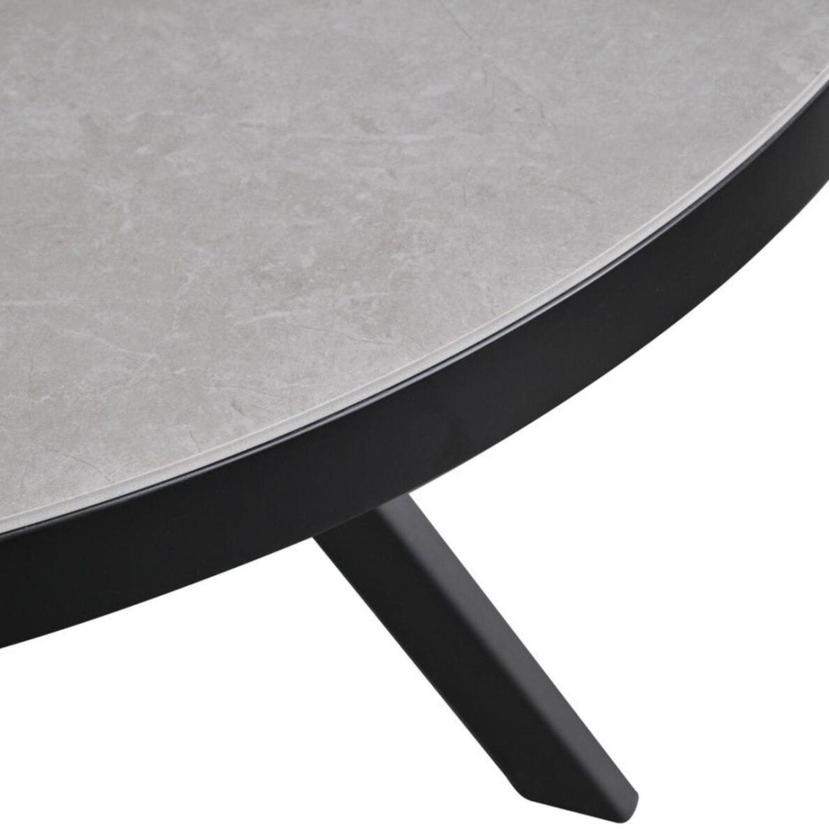 Išskleidžiamas valgomojo stalas LIBRA 100-130x100 cm, matinė pilka 4 Išskleidžiamas valgomojo stalas LIBRA 100-130x100 cm, matinė pilka 4