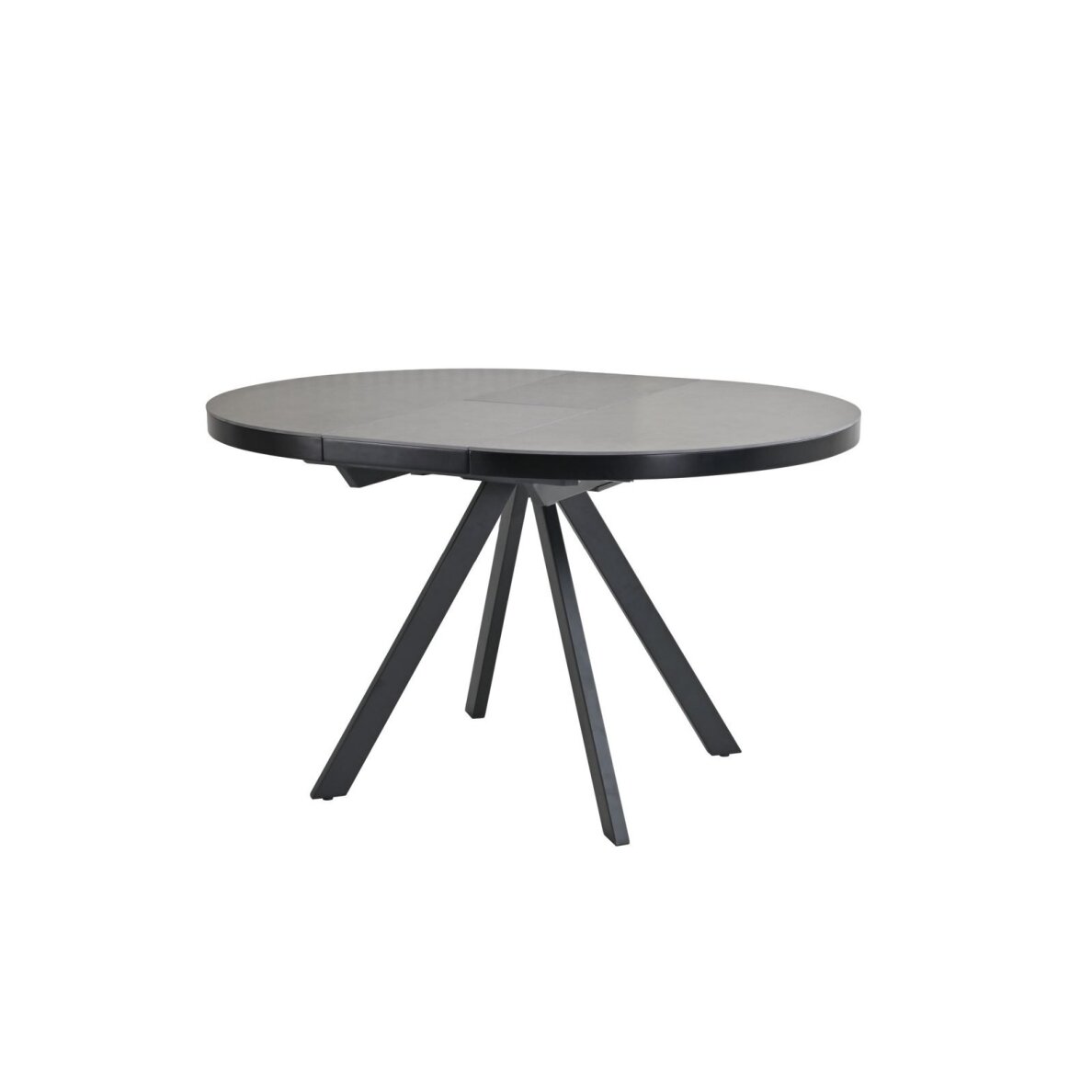 Išskleidžiamas valgomojo stalas LIBRA 100-130x100 cm, matinė šviesiai pilka 2 Išskleidžiamas valgomojo stalas LIBRA 100-130x100 cm, matinė šviesiai pilka 2