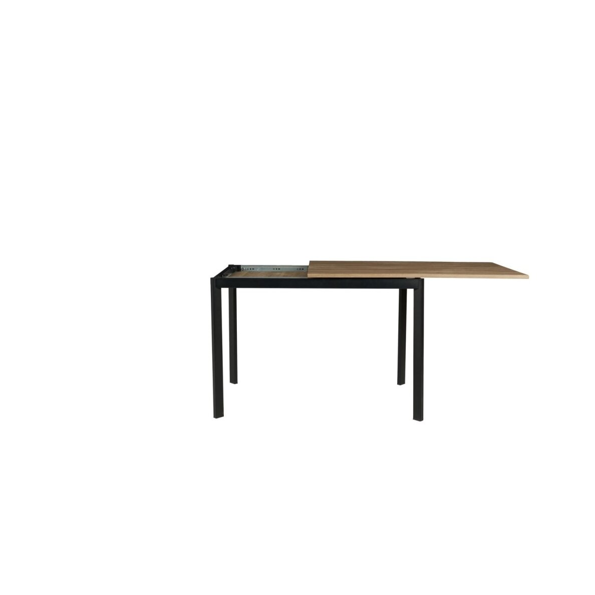 Išskleidžiamas valgomojo stalas LOFT 90-125x70 cm, ąžuolas 2