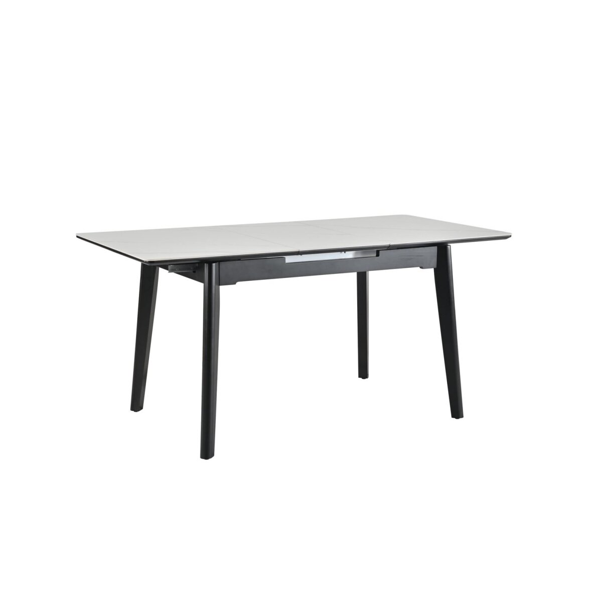 Išskleidžiamas valgomojo stalas OSTEN 110-140x80 cm, matinė balta 1 Išskleidžiamas valgomojo stalas OSTEN 110-140x80 cm, matinė balta 1