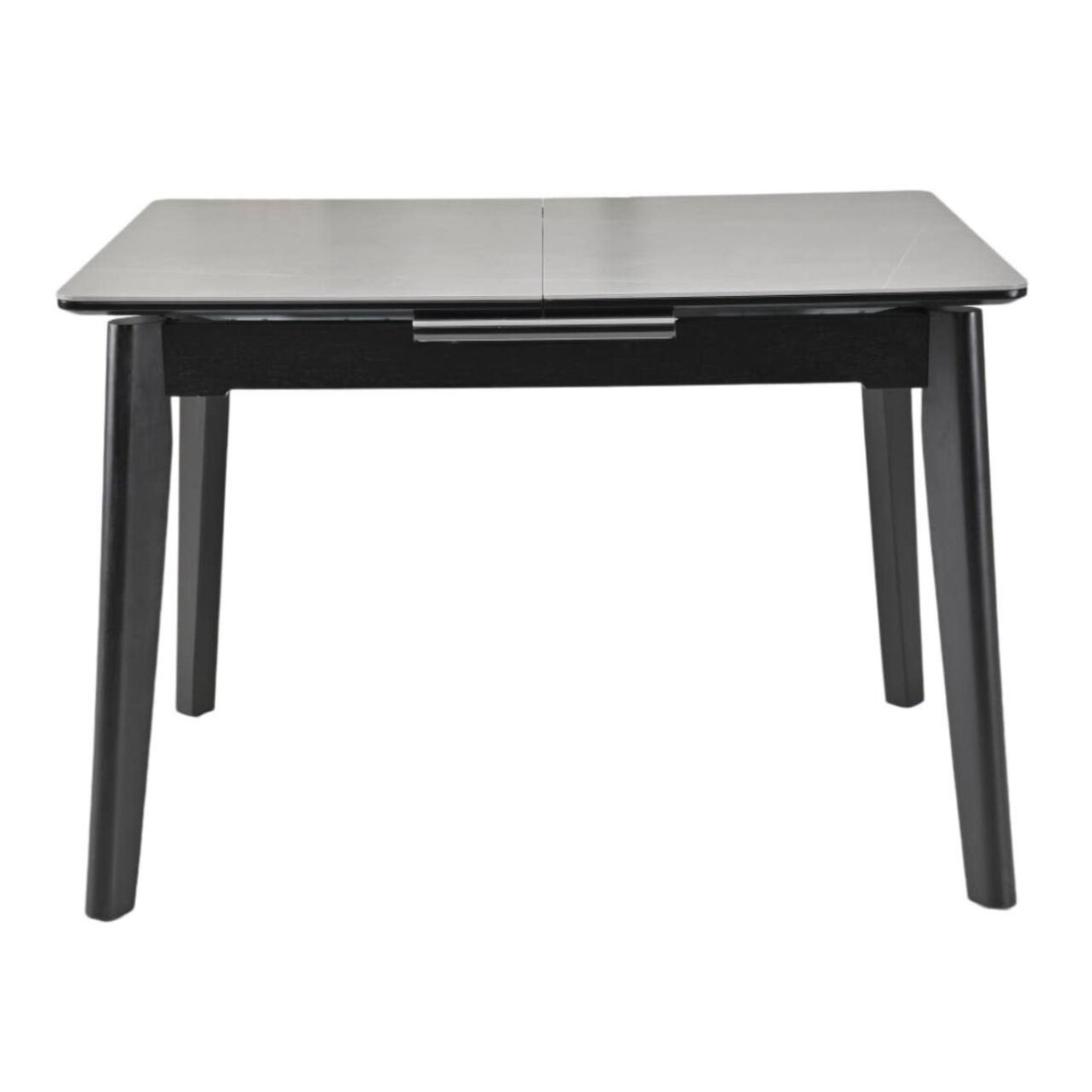 Išskleidžiamas valgomojo stalas OSTEN 110-140x80 cm, matinė pilka 2