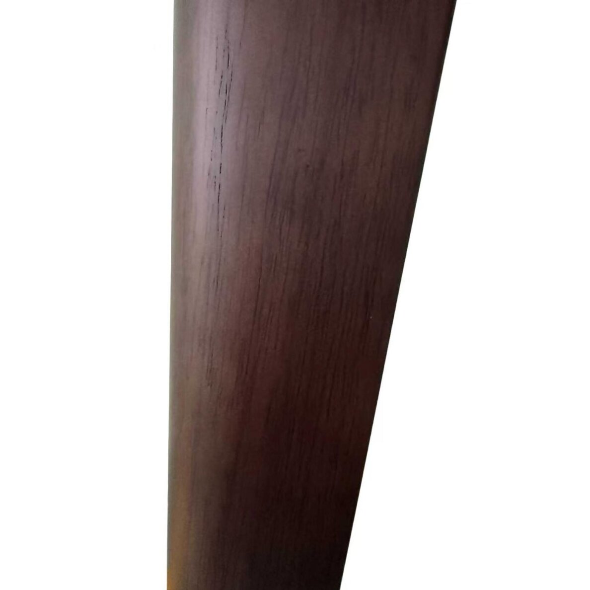 Išskleidžiamas valgomojo stalas OSTEN 140-180x80 cm, balta su auksu, riešutmedžio kojos 5