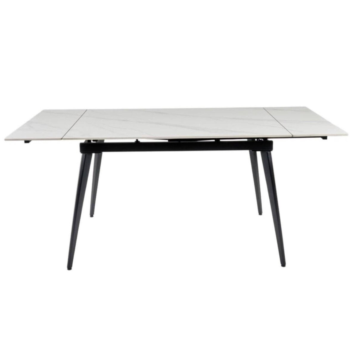 Išskleidžiamas valgomojo stalas REEF 120-180x80 cm, matinis baltas marmuras 5 Išskleidžiamas valgomojo stalas REEF 120-180x80 cm, matinis baltas marmuras 5