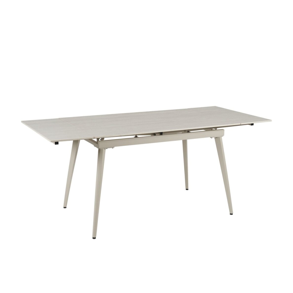Išskleidžiamas valgomojo stalas REEF 120-180x80 cm, matinis šviesus travertinas, pilkos kojos 5 Išskleidžiamas valgomojo stalas REEF 120-180x80 cm, matinis šviesus travertinas, pilkos kojos 5
