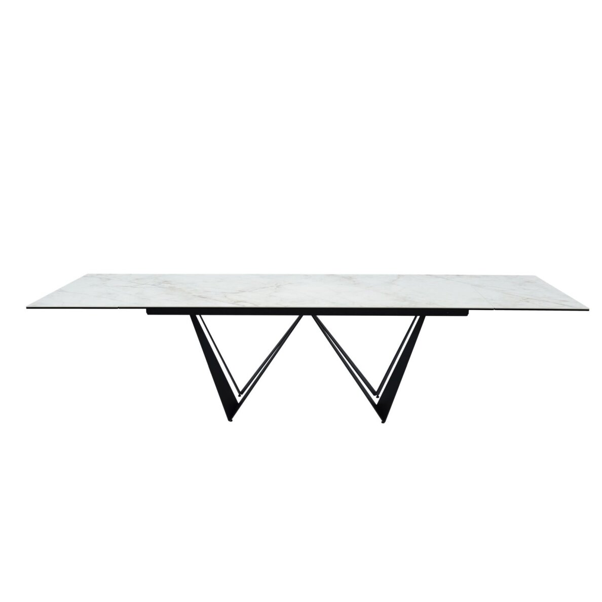Išskleidžiamas valgomojo stalas ROMA 200-300x100 cm, balta 5 Išskleidžiamas valgomojo stalas ROMA 200-300x100 cm, balta 5