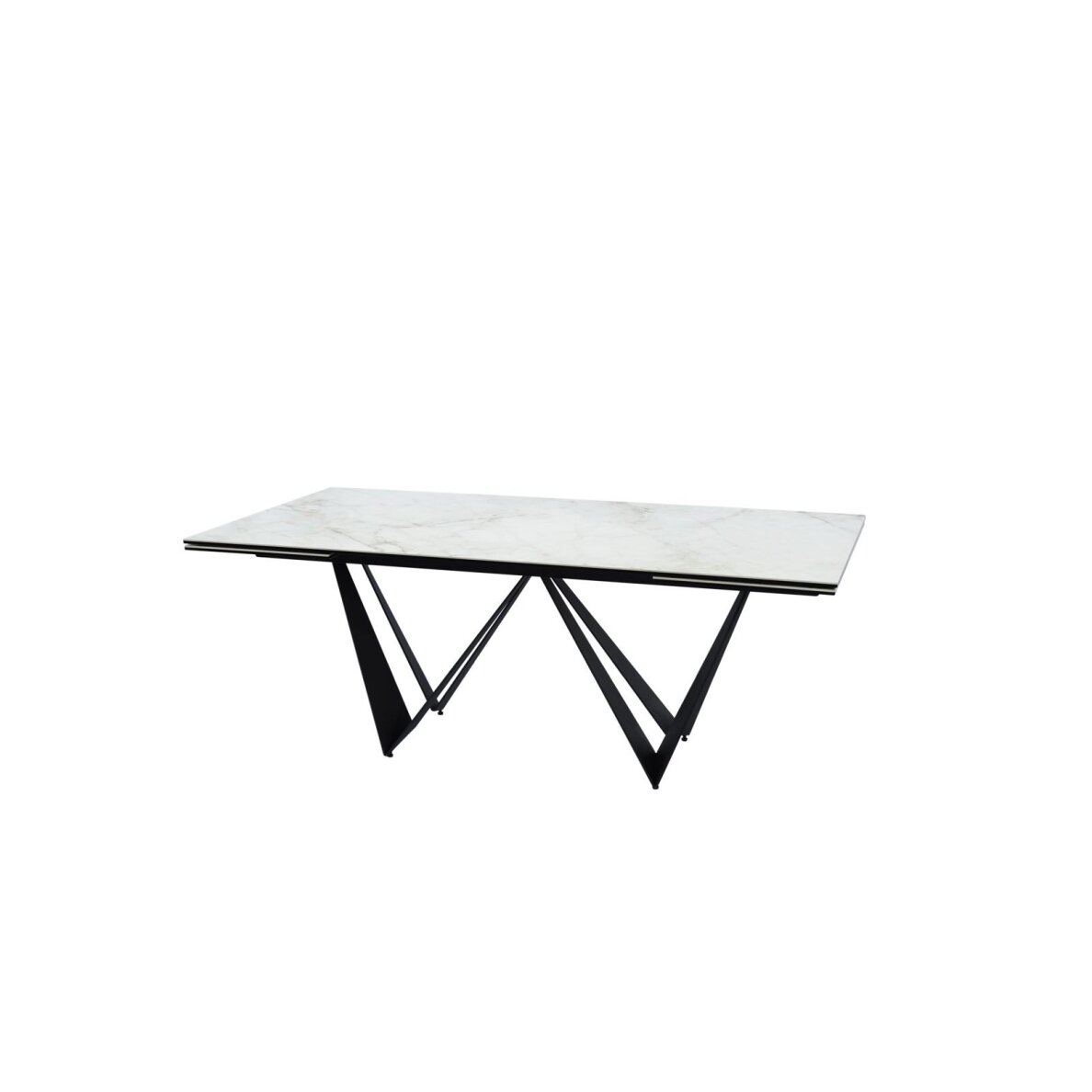 Išskleidžiamas valgomojo stalas ROMA 200-300x100 cm, balta Išskleidžiamas valgomojo stalas ROMA 200-300x100 cm, balta