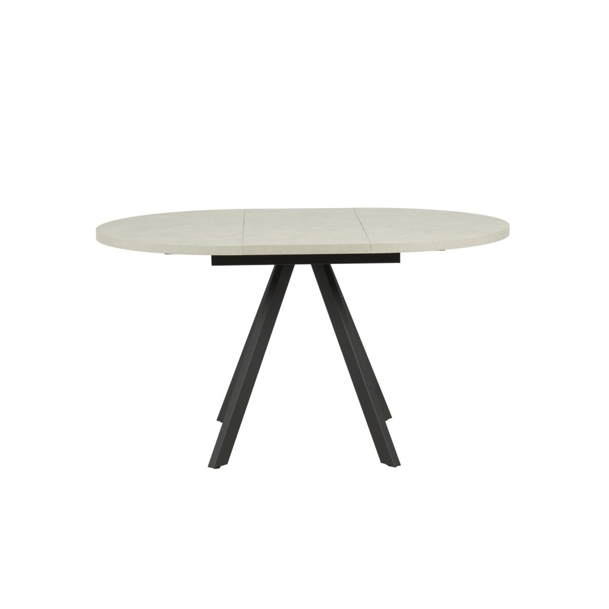 Išskleidžiamas valgomojo stalas RONDO 100-140x100 cm, pilka 1 Išskleidžiamas valgomojo stalas RONDO 100-140x100 cm, pilka 1