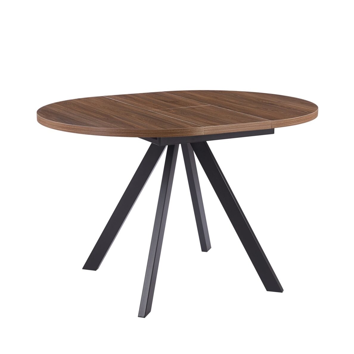 Išskleidžiamas valgomojo stalas RONDO 90-120x90 cm, tamsus ąžuolas 4 Išskleidžiamas valgomojo stalas RONDO 90-120x90 cm, tamsus ąžuolas 4