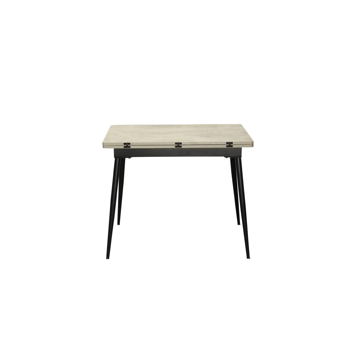 Išskleidžiamas valgomojo stalas SMART 60-120x93 cm, šviesiai pilka 4 Išskleidžiamas valgomojo stalas SMART 60-120x93 cm, šviesiai pilka 4