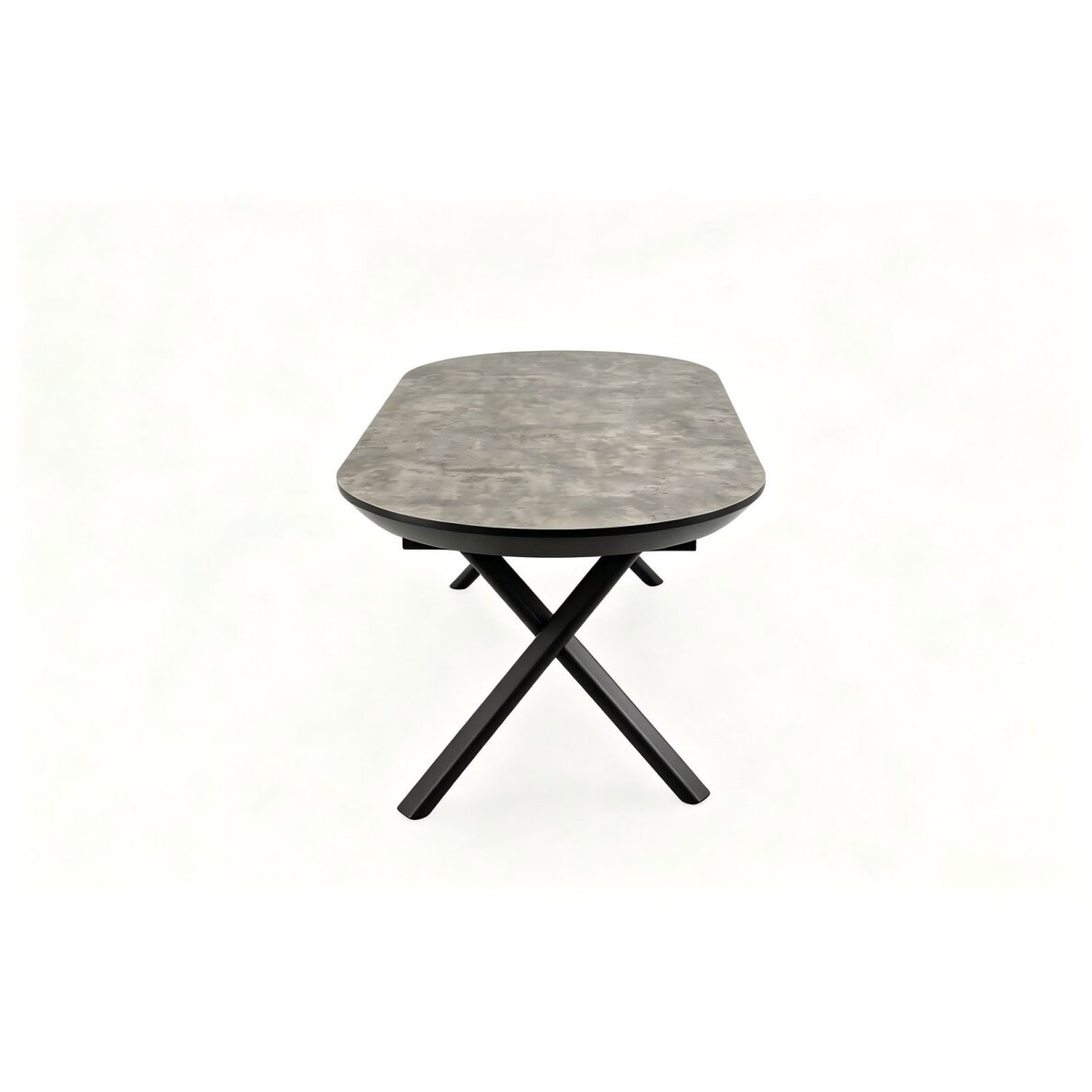 Išskleidžiamas valgomojo stalas WESTO 220-370x100 cm, tamsiai pilka 2 Išskleidžiamas valgomojo stalas WESTO 220-370x100 cm, tamsiai pilka 2