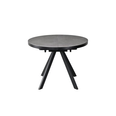 Išskleidžiamas valgomojo stalas LYRA 120-160x120 cm, matinė pilka