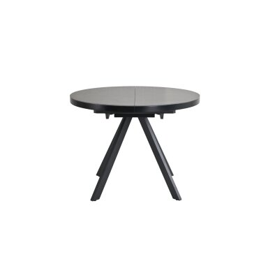 Išskleidžiamas valgomojo stalas LYRA 120-160x120 cm, matinė šviesiai pilka