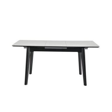 Išskleidžiamas valgomojo stalas OSTEN 110-140x80 cm, matinė balta Išskleidžiamas valgomojo stalas OSTEN 110-140x80 cm, matinė balta