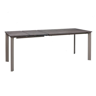 Išskleidžiamas valgomojo stalas RAMOS 120-200x80 cm, Oxyd (oksiduoto metalo efektas)