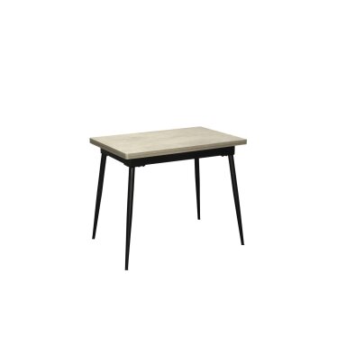 Išskleidžiamas valgomojo stalas SMART 60-120x93 cm, šviesiai pilka