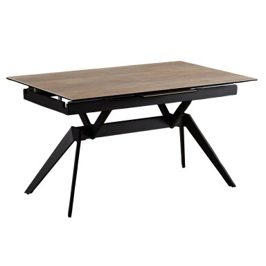 Išskleidžiamas valgomojo stalas TURS 140-180x90 cm, medžio raštas