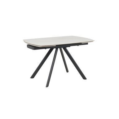 Išskleidžiamas valgomojo stalas URSA 125-180x80 cm, matinis baltas marmuras Išskleidžiamas valgomojo stalas URSA 125-180x80 cm, matinis baltas marmuras