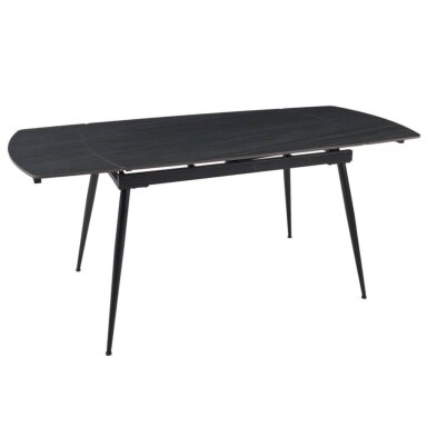 Išskleidžiamas valgomojo stalas VELA 110-170x75 cm, matinė antracito Išskleidžiamas valgomojo stalas VELA 110-170x75 cm, matinė antracito