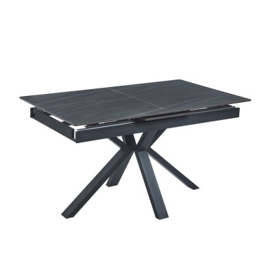 Išskleidžiamas stalas (pilkas mat) 140(180)x85 4